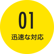 01.迅速な対応